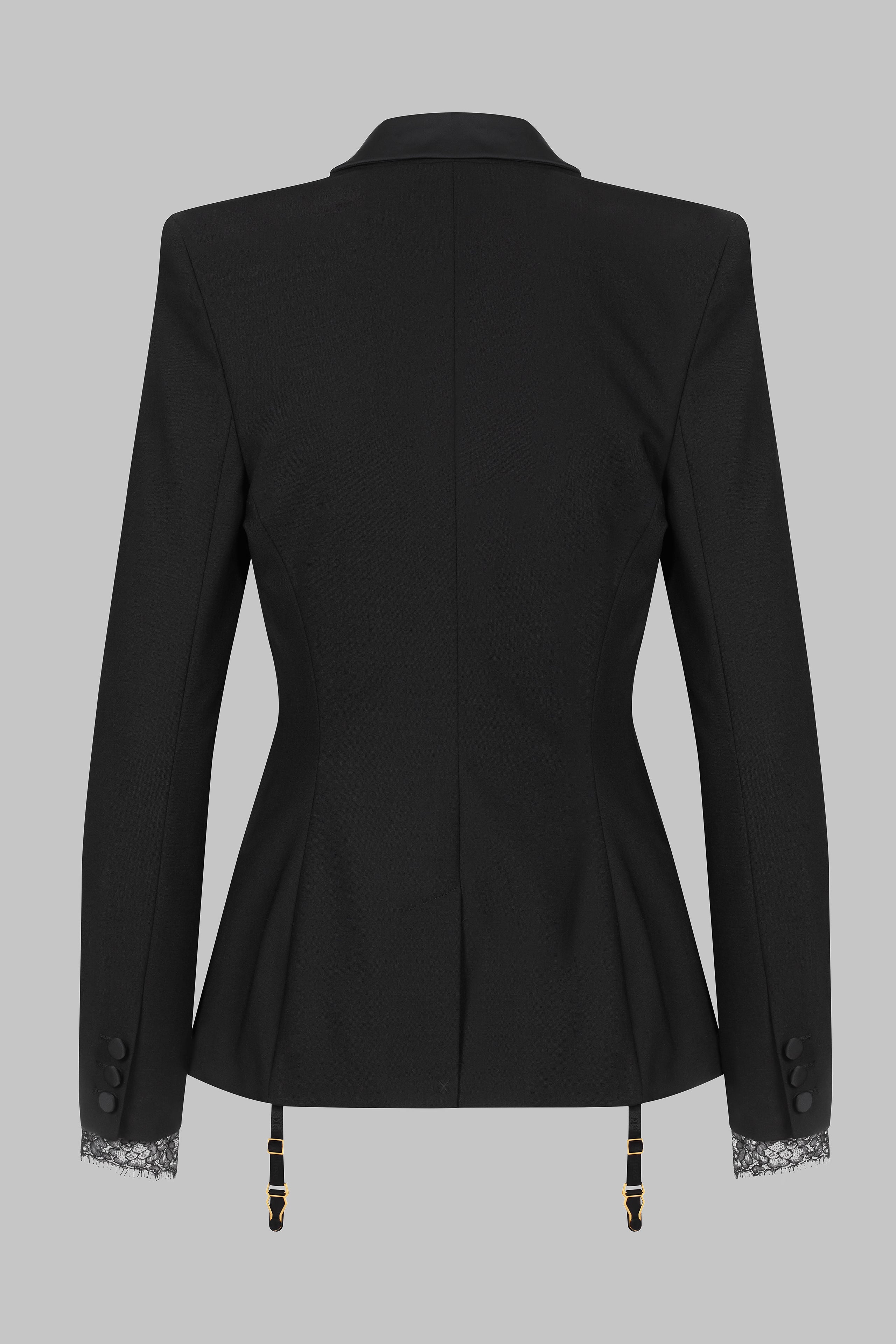 001 Suspender belt tuxedo jacket - Le Vestiaire