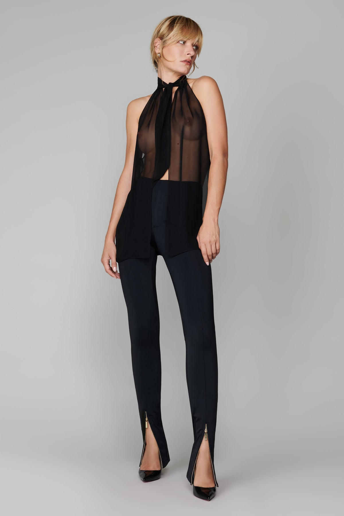 013 Transparente Bluse - Le Vestiaire