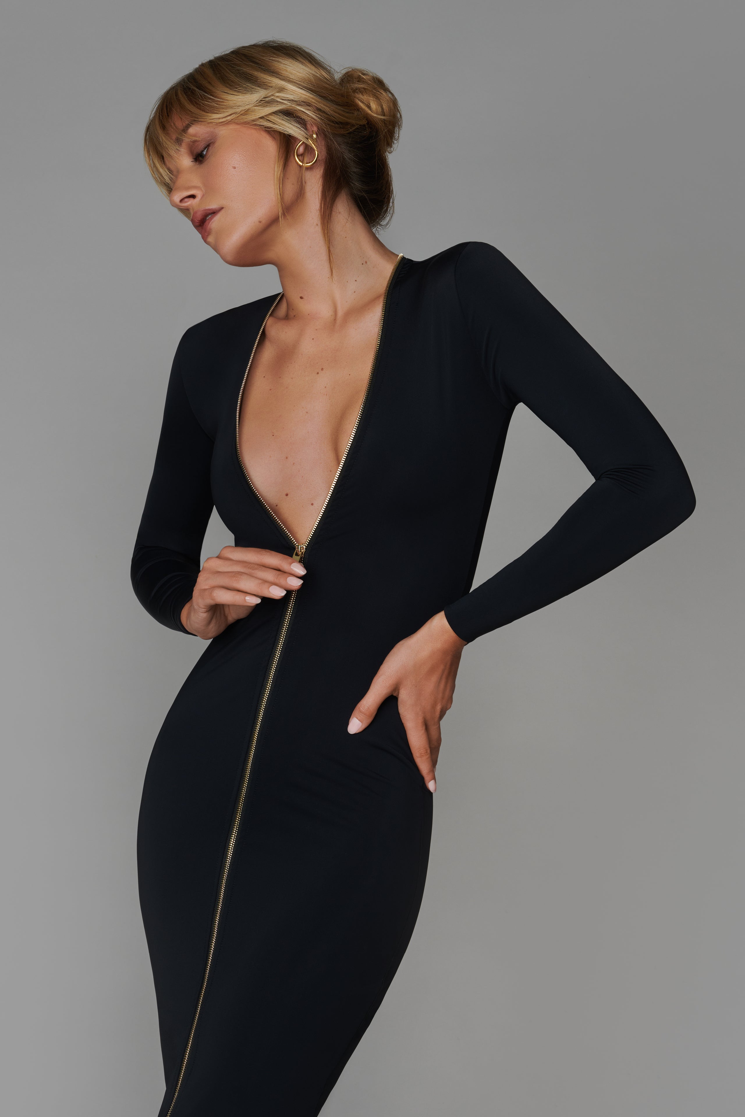 021 Kleid mit Reißverschluss - Le Vestiaire