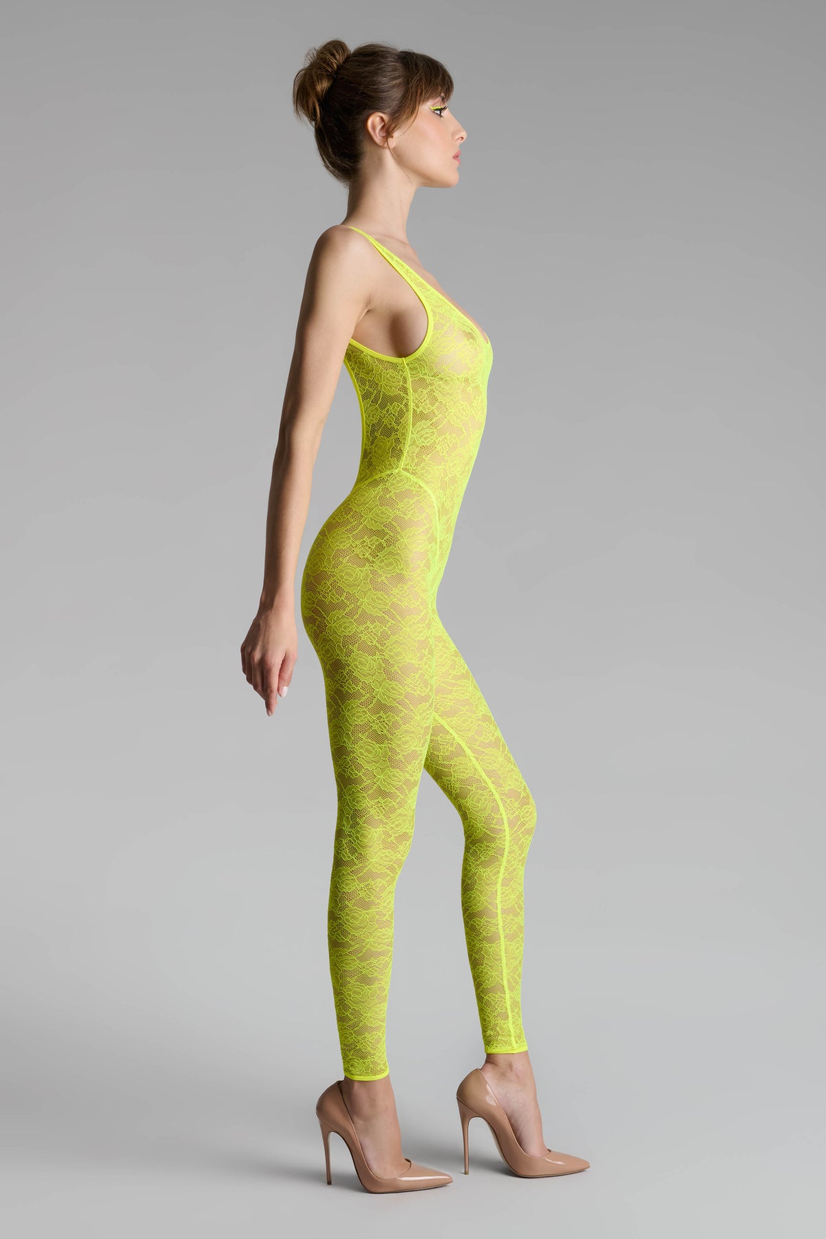 Catsuit con schiena aperta - Flashback Néon