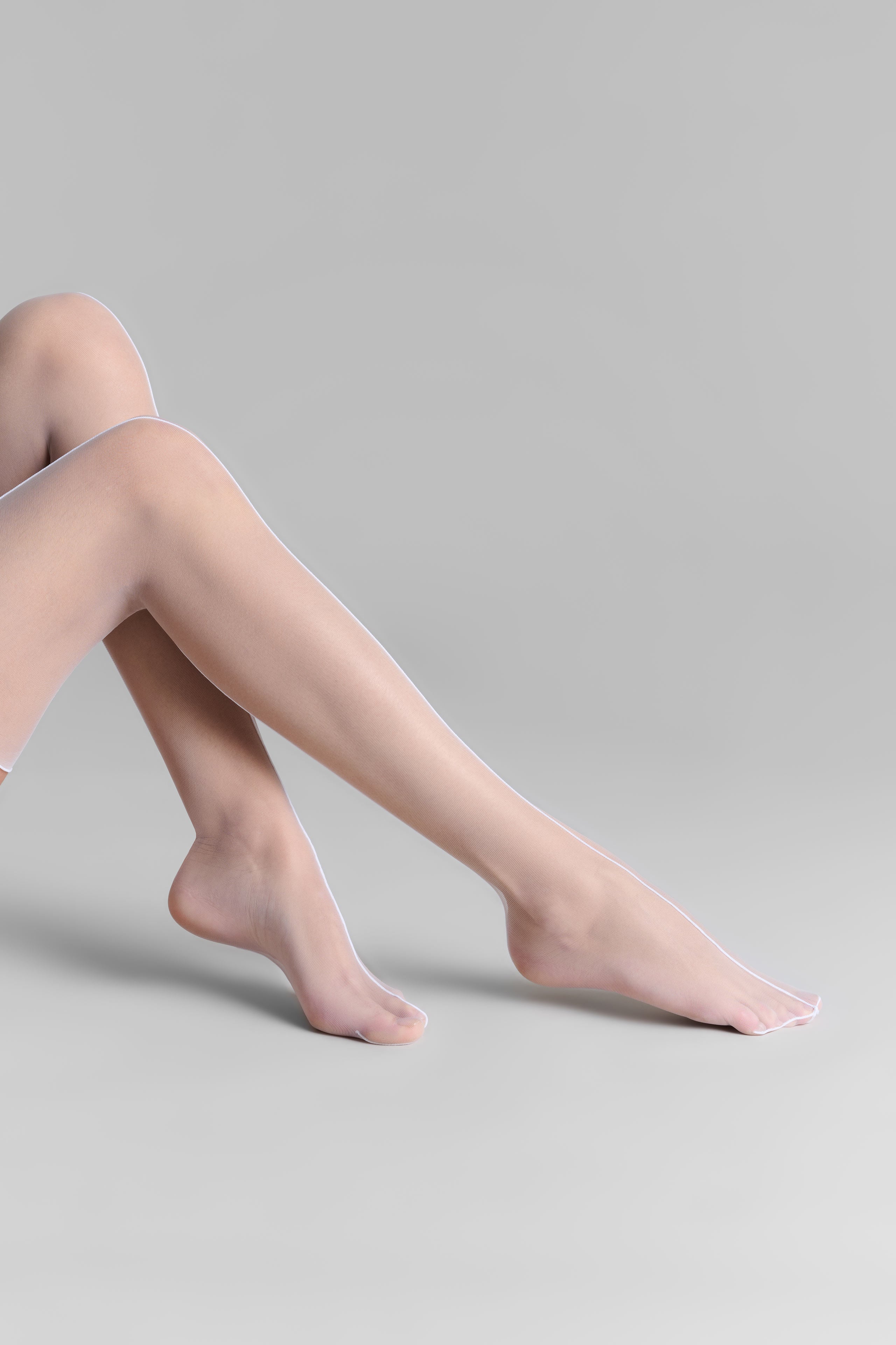 Calze Arrotolate A Doppia Cucitura - 10D - Legwear