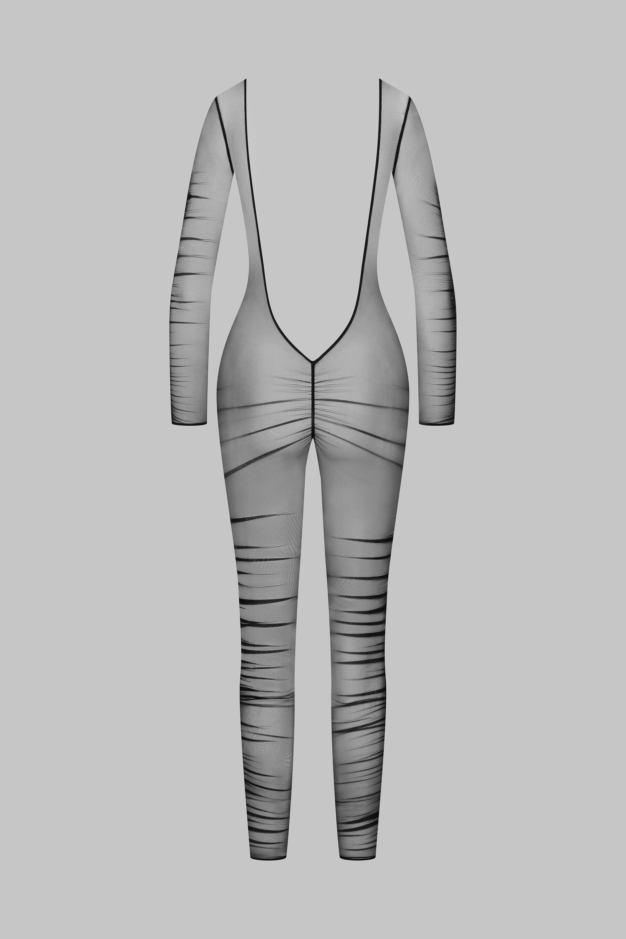Catsuit Dos Nu - Nuit Fauve