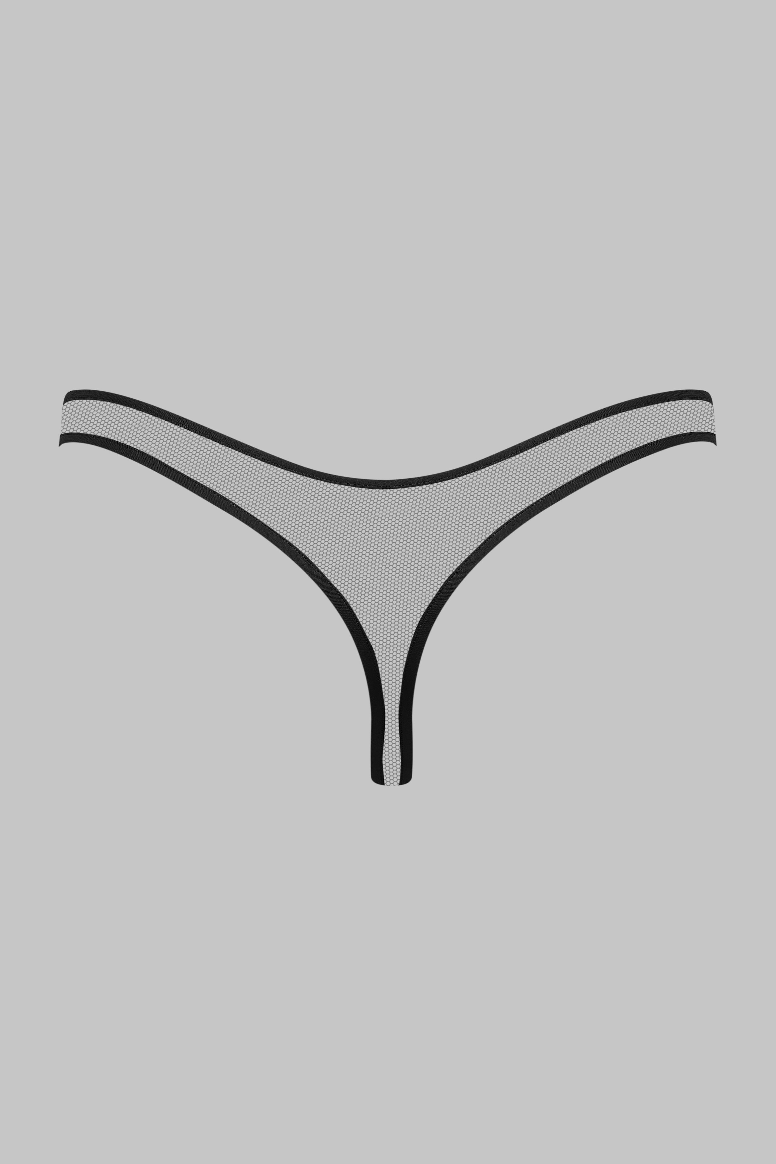 High-Cut Transparent String - Pure Tentation
