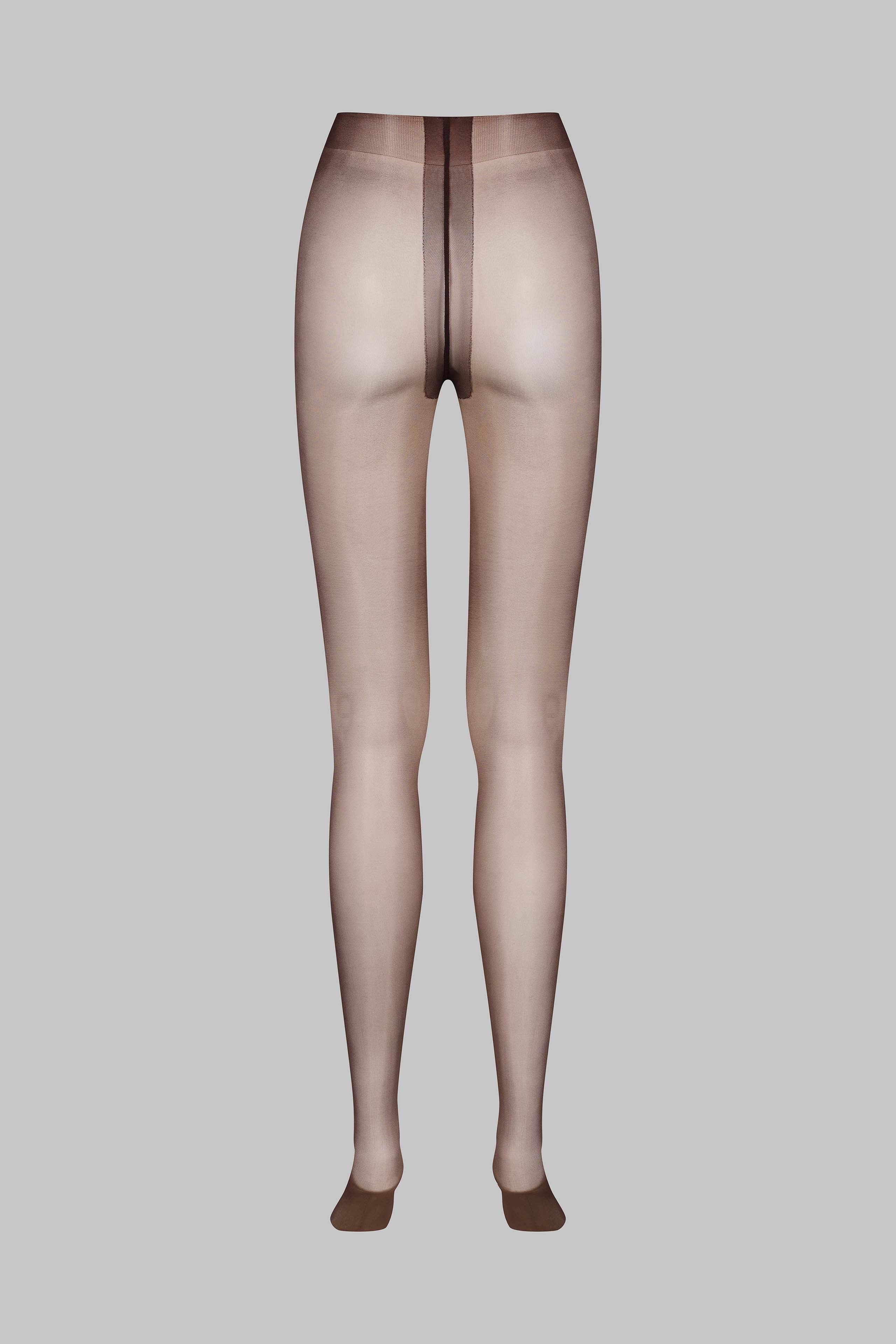 Collant Lucidi - 10D - Marrone - Legwear