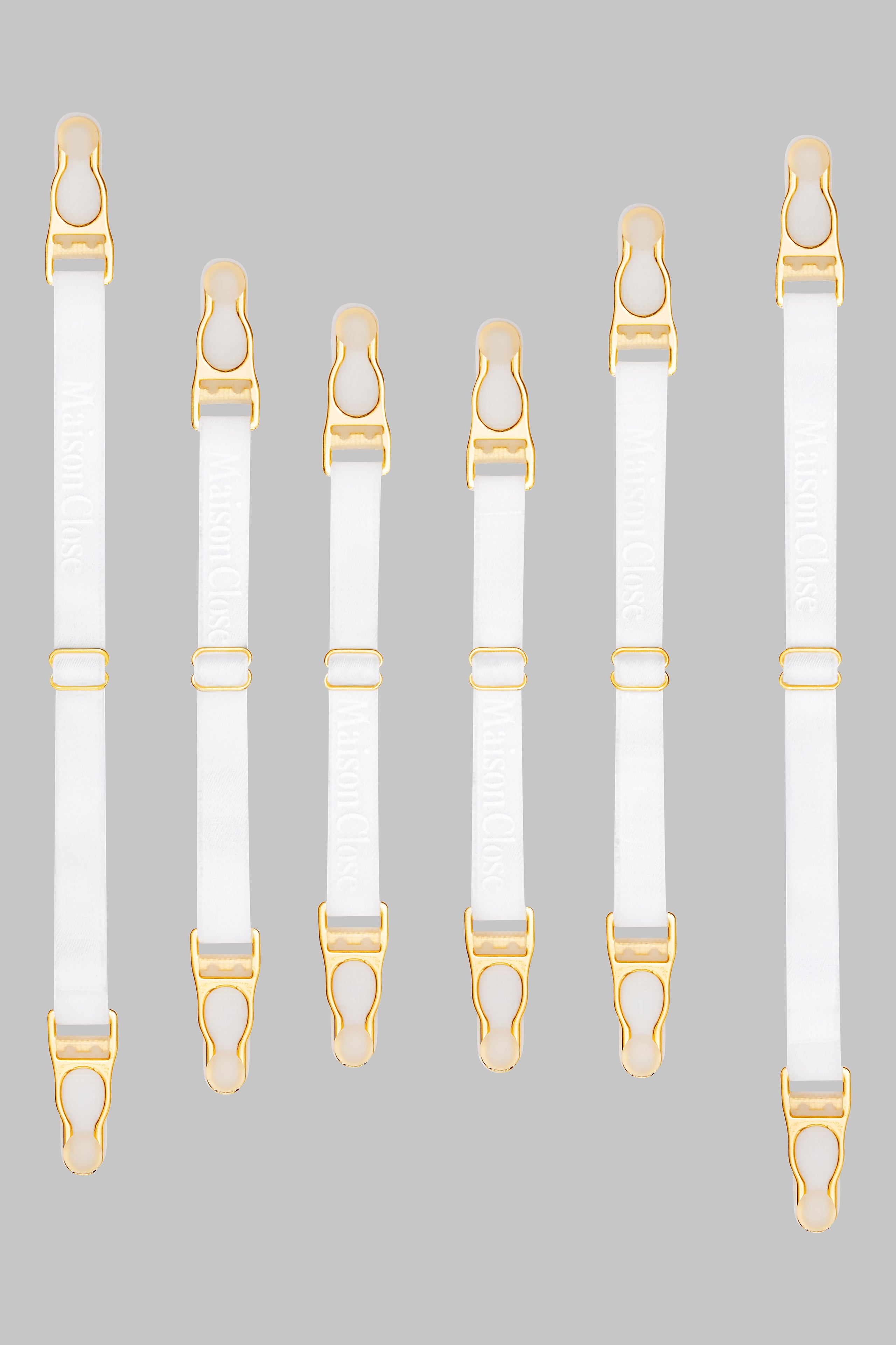 Double Stringhe reggicalze - Nero/Argento - Signature
