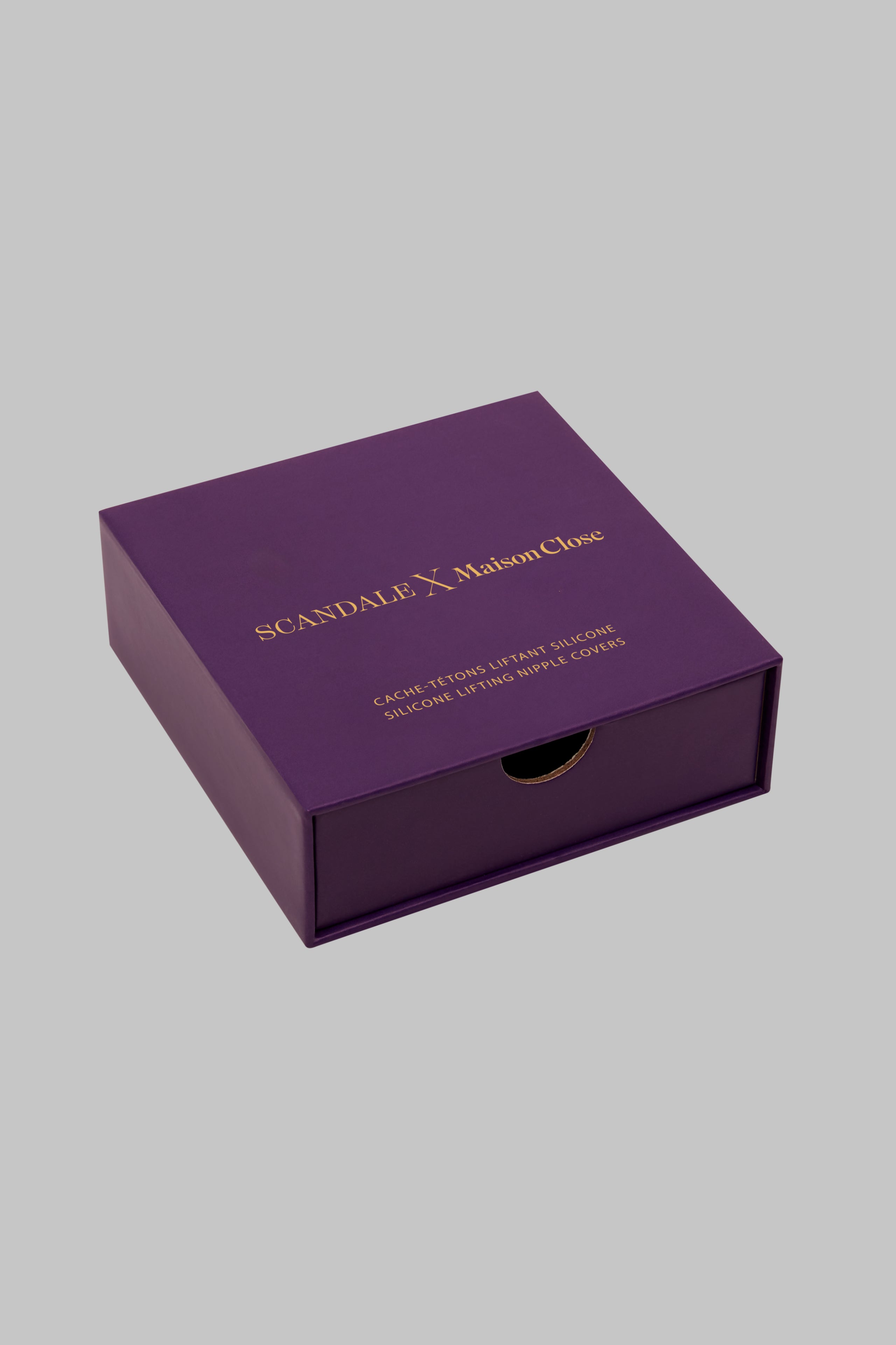 Cache-tétons silicone effet liftant - Moyen Foncé - Scandale x Maison Close - Les Invisibles