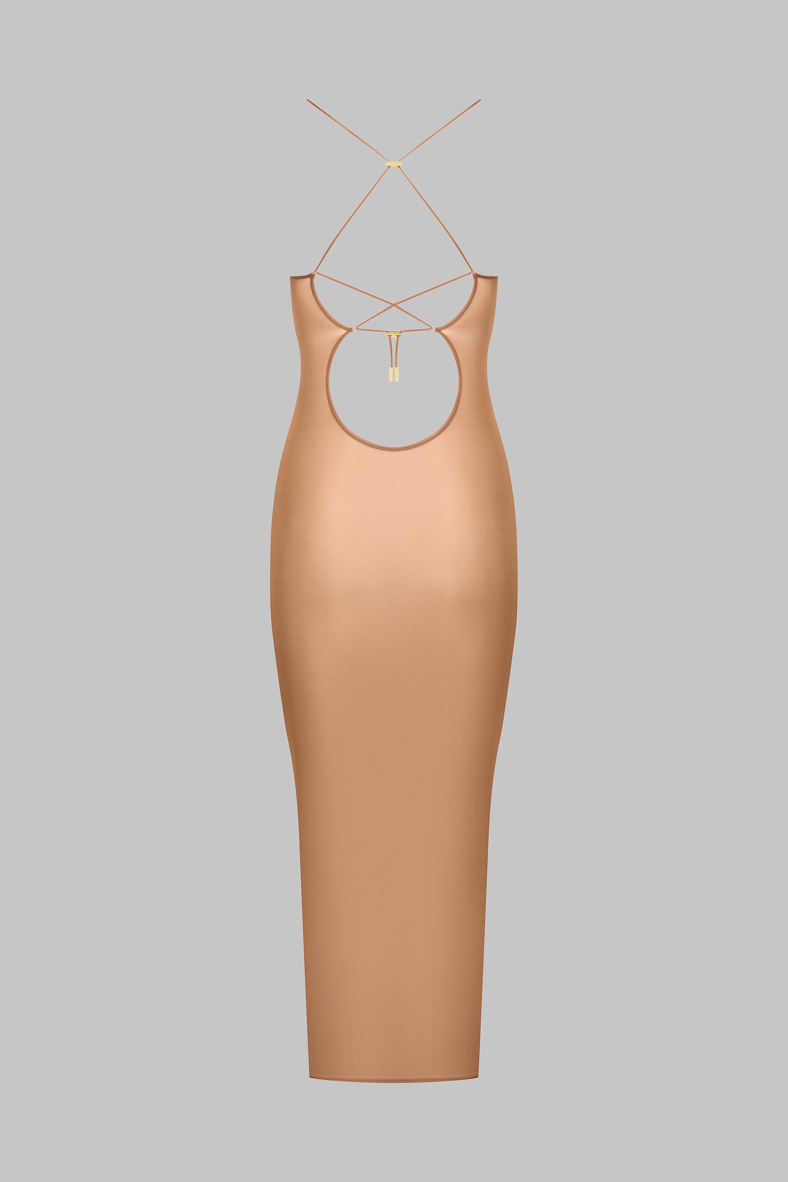Robe midi dos ouvert - French Kiss Light