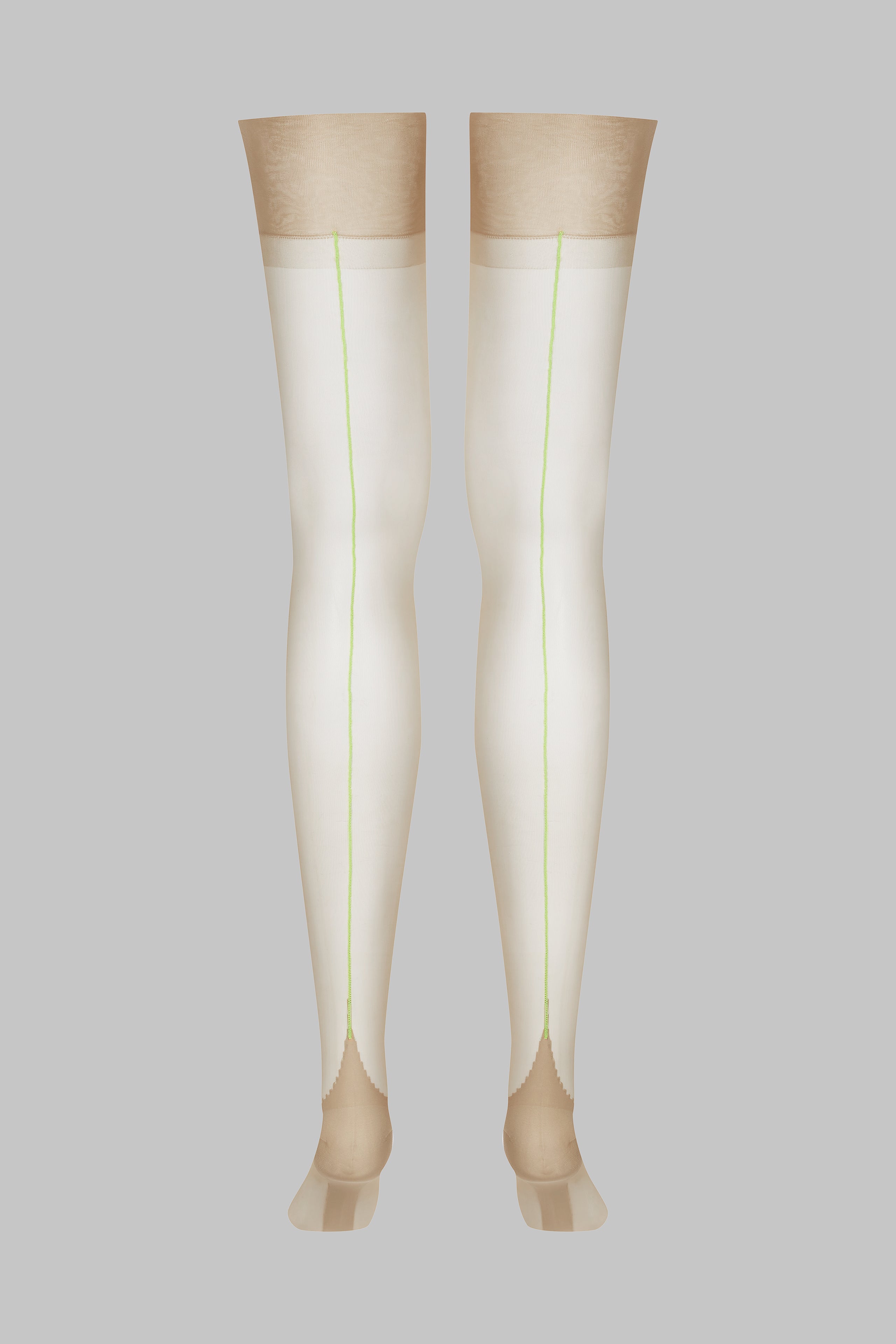 Nahtstrümpfe mit gerolltem Schnitt 15D - Legwear