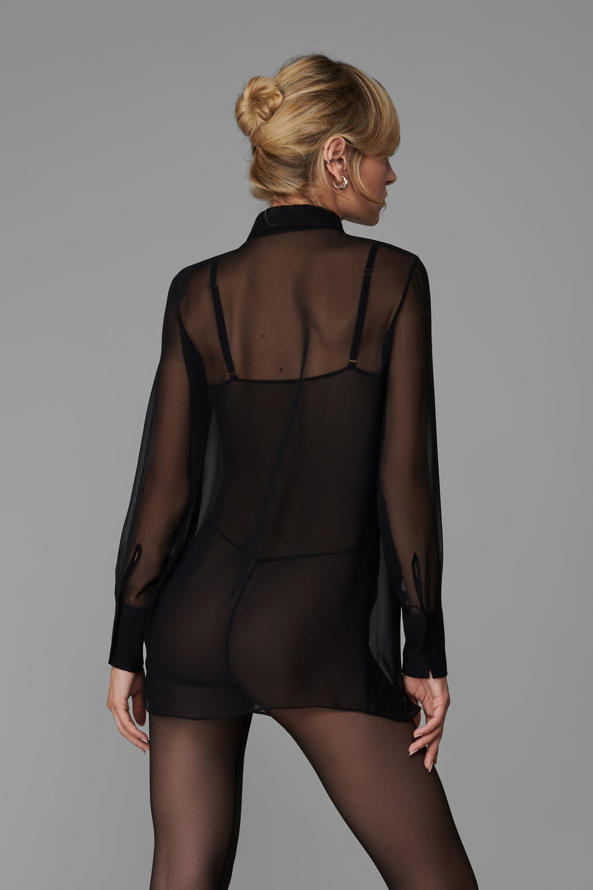 015 Transparentes Hemd - Le Vestiaire