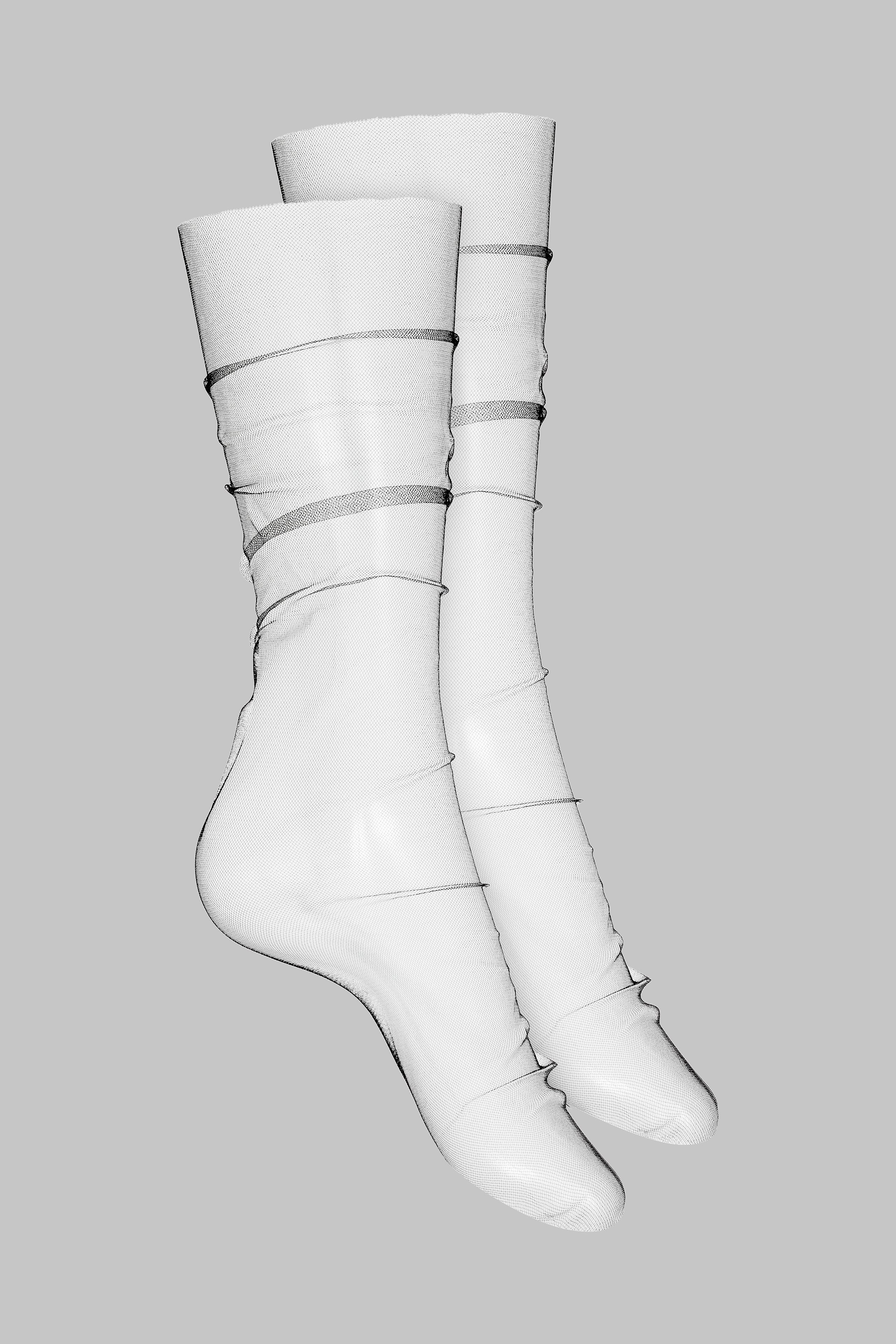 Chaussettes Tulle - Scandale x Maison Close - LEGWEAR