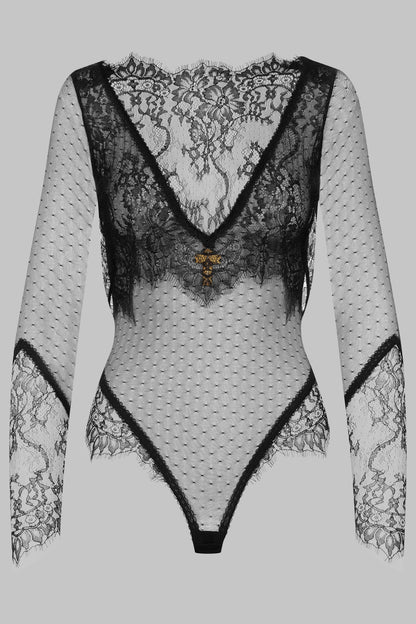 Body perizoma in tulle e pizzo - Inspiration Divine