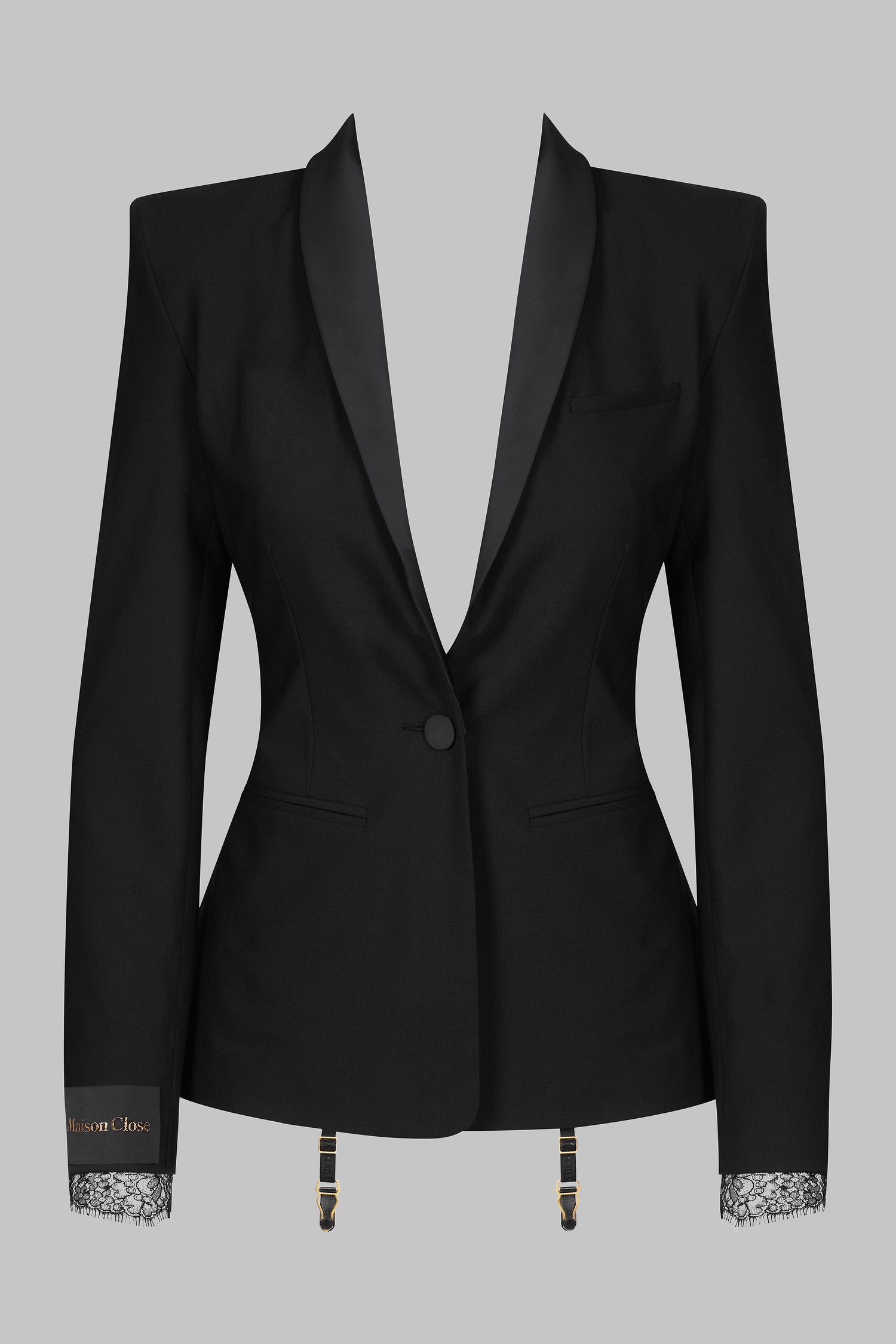 001 - Giacca da smoking con reggicalze - Le Vestiaire