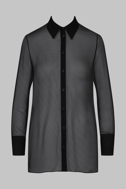 015 Transparentes Hemd - Le Vestiaire