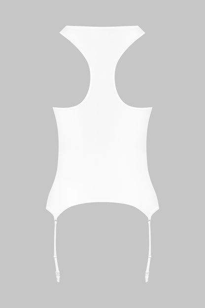 Tank Top Mit Strumpfhaltern - La Femme Amazone