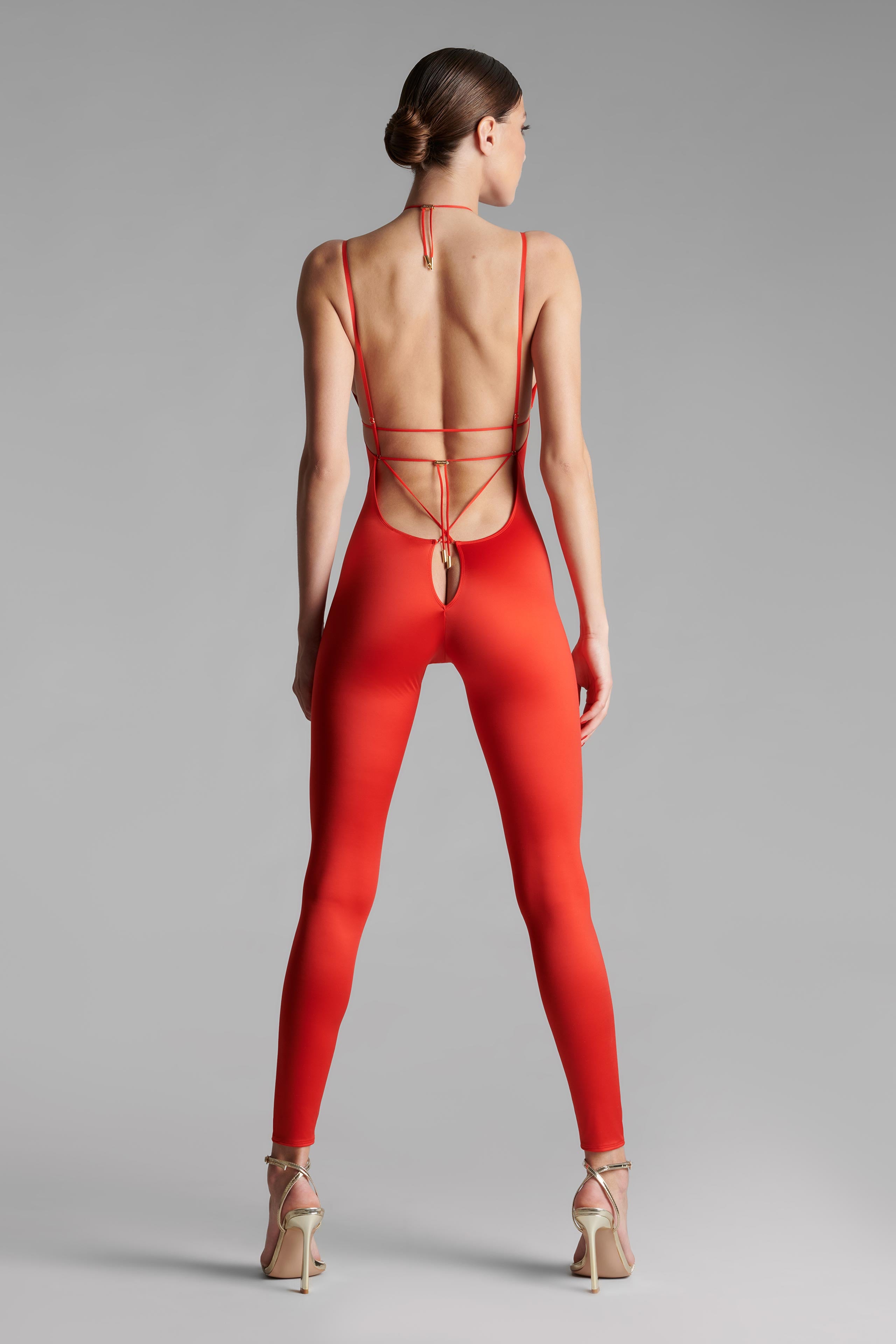 Catsuit bretelles dos ouvert - French Kiss