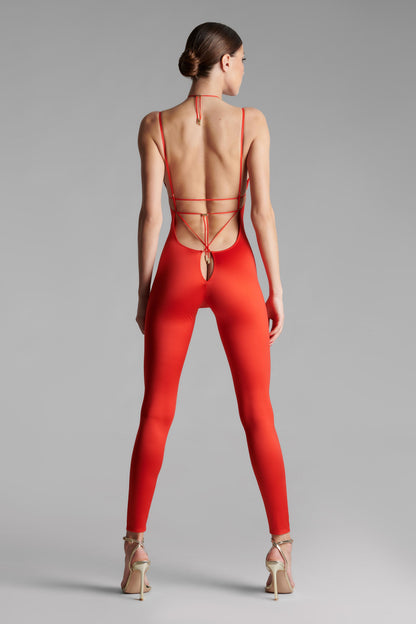 Catsuit bretelles dos ouvert - French Kiss