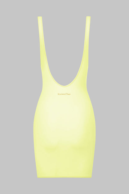 Kurzes rückenfreies Kleid - Double Sens Pastel