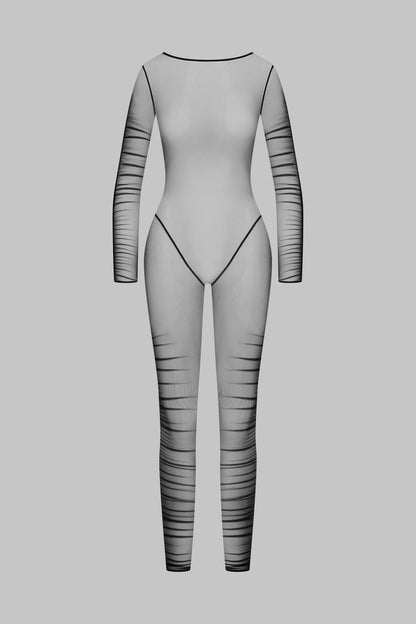Catsuit Dos Nu - Nuit Fauve