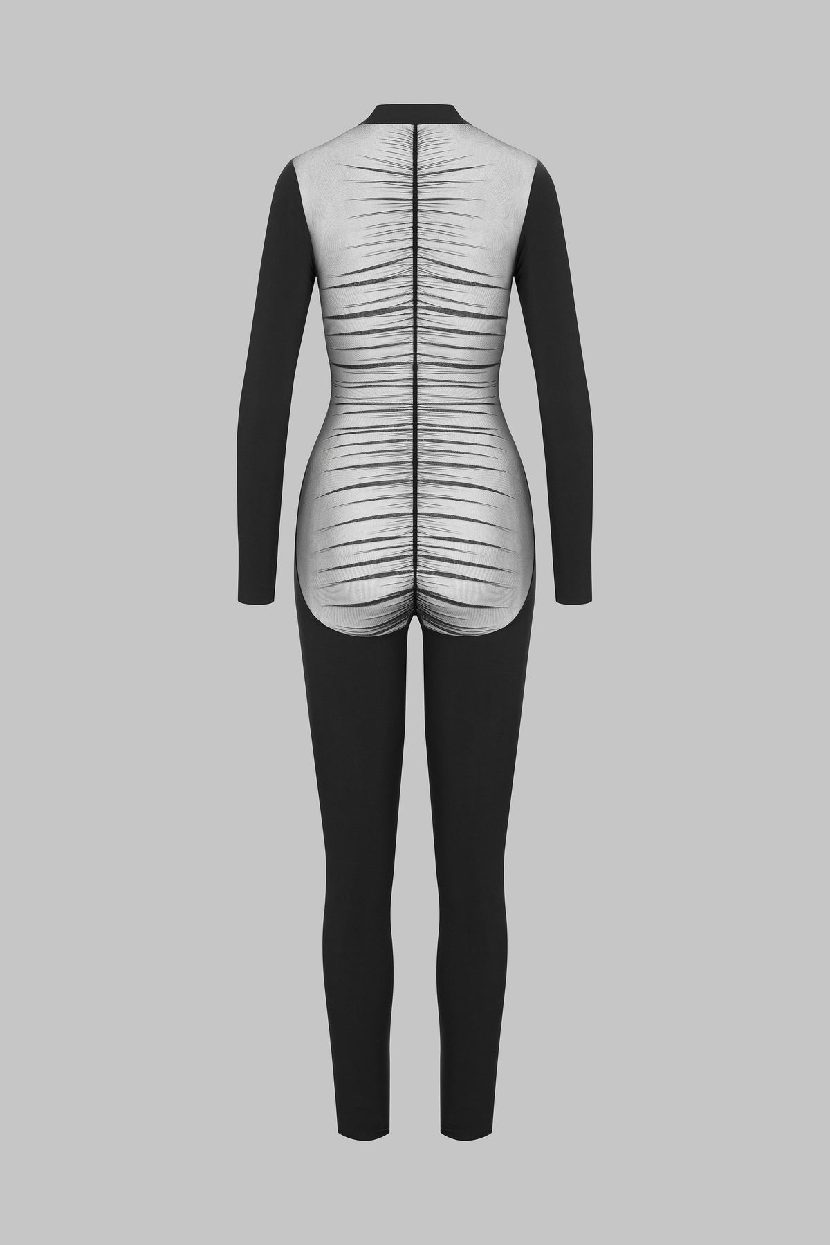 Catsuit Dos Transparent - Nuit Fauve