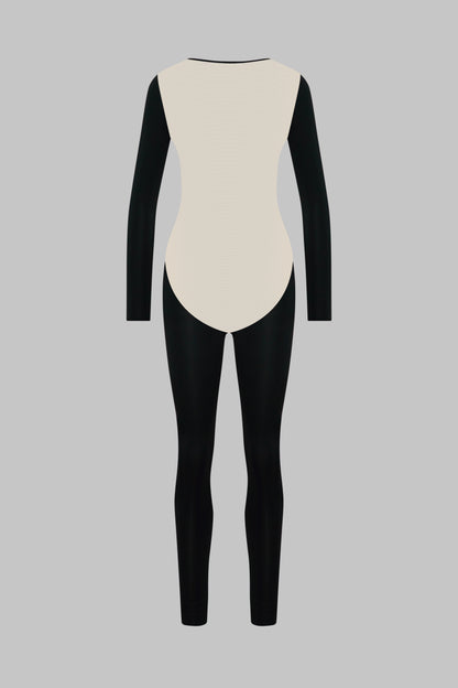 Long Sleeve Backless Jumpsuit - Pure Tentation