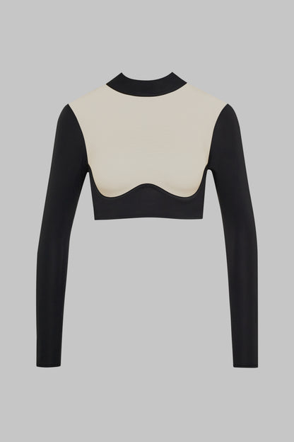 Top trasparente a maniche lunghe - Pure Tentation