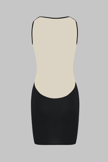 Minuit-Kleid mit V-Ausschnitt - Pure Tentation