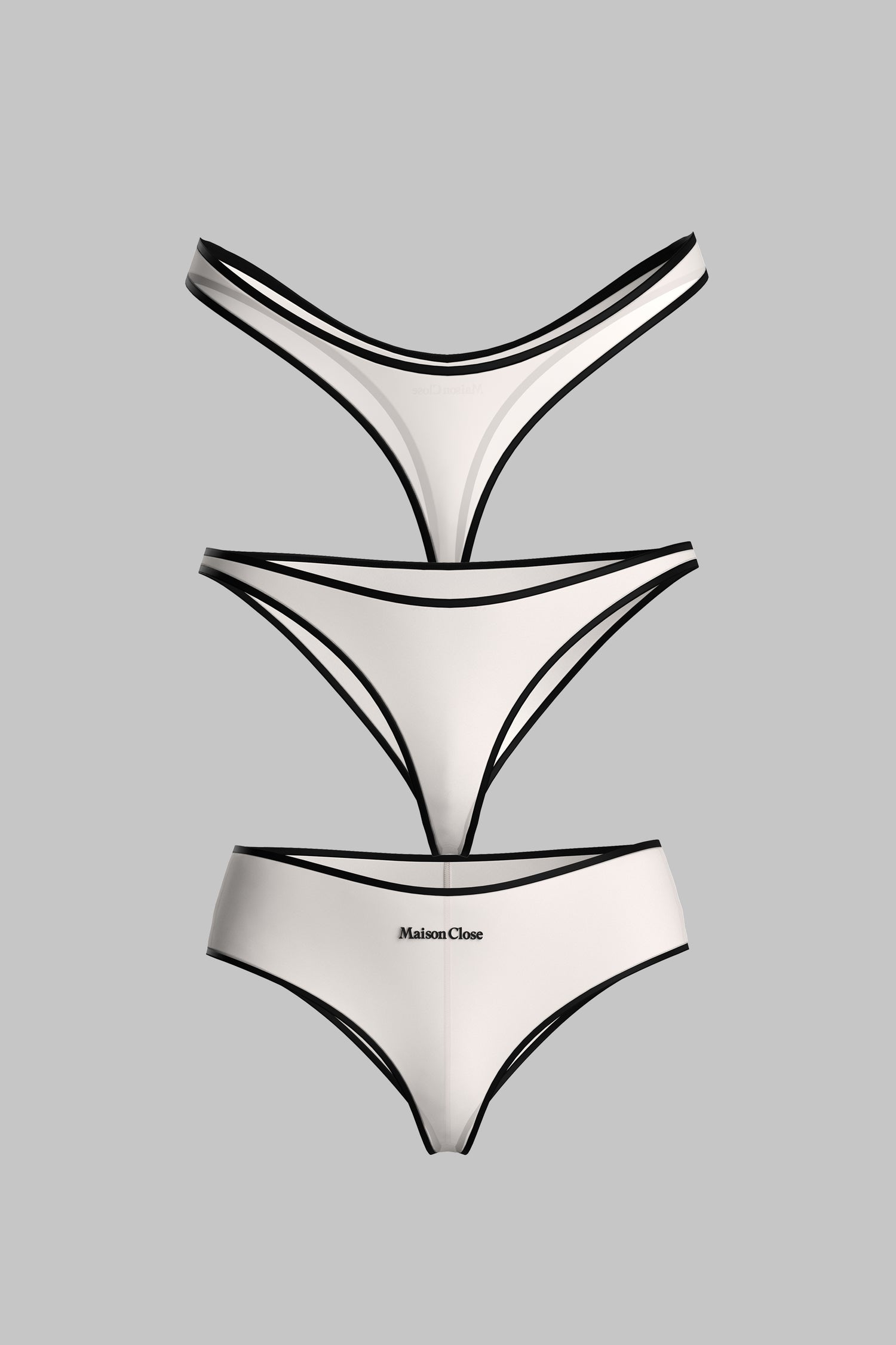 Set aus 3 Hellbeige Unterteile - La Parisienne