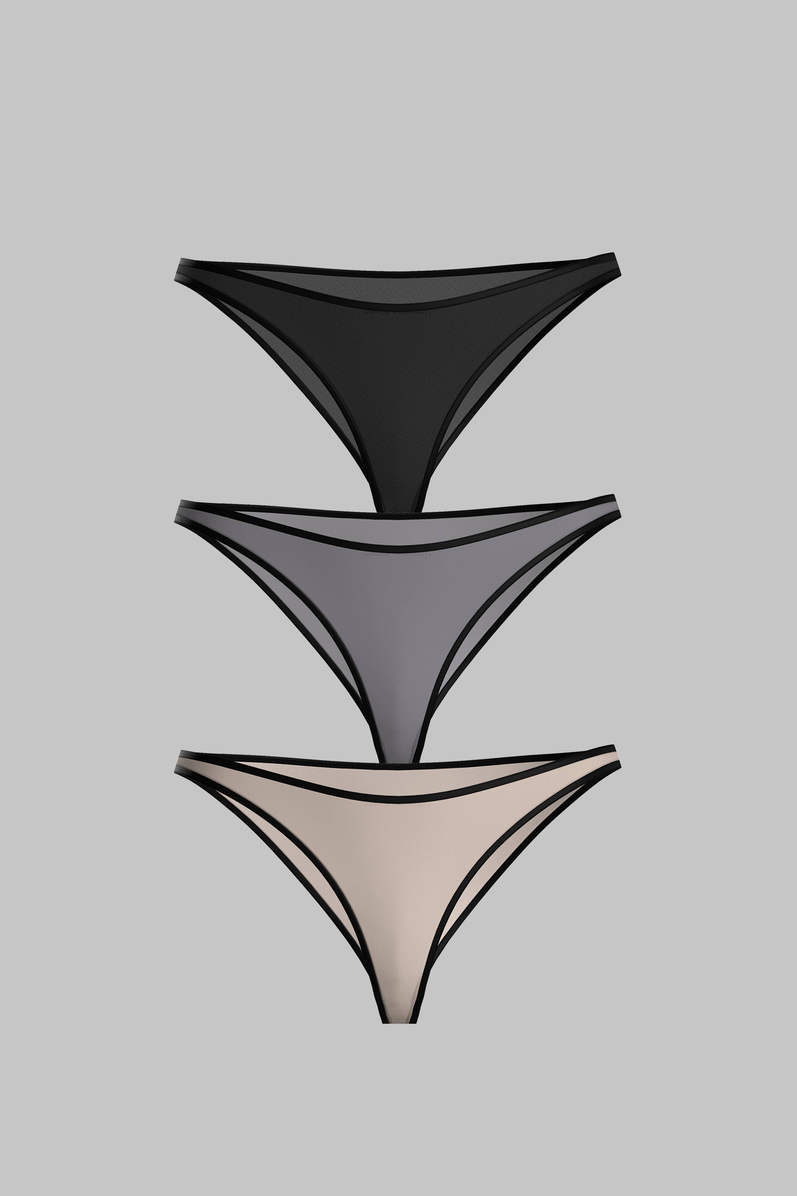 Set of 3 Briefs - La Parisienne