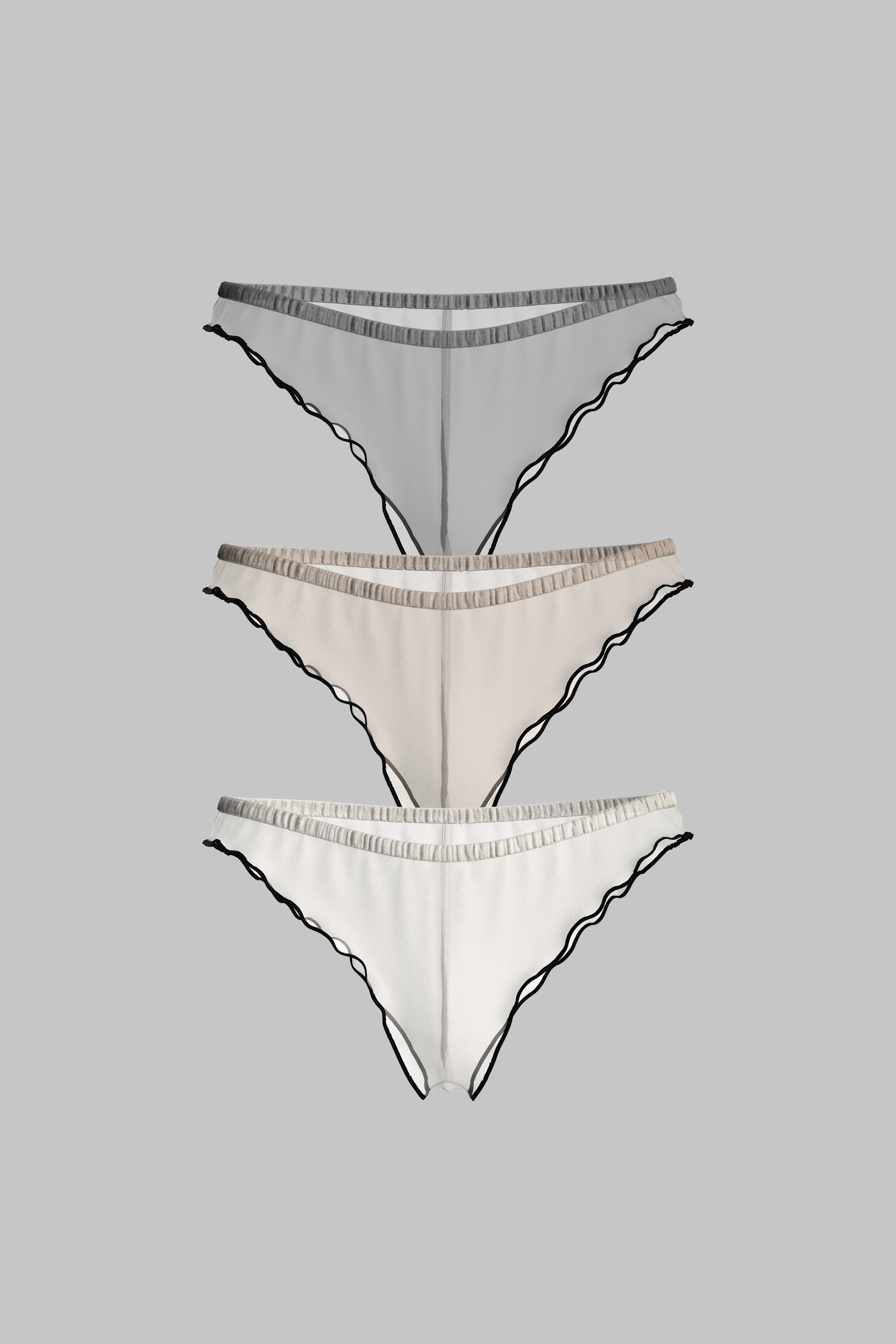 Set de 3 Tangas - La Parisienne
