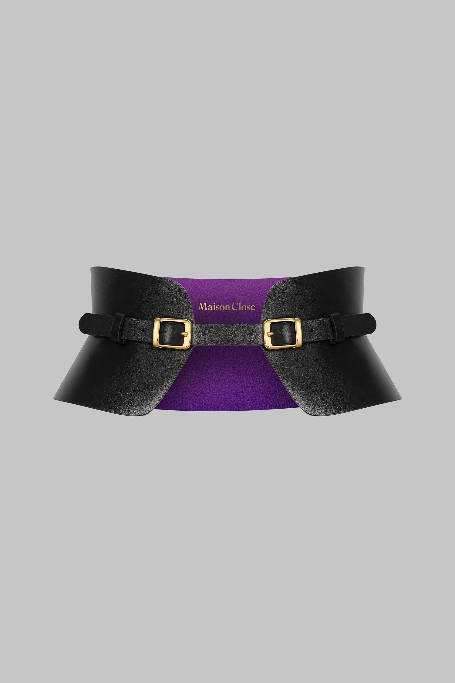Cintura corsetto in pelle - L&