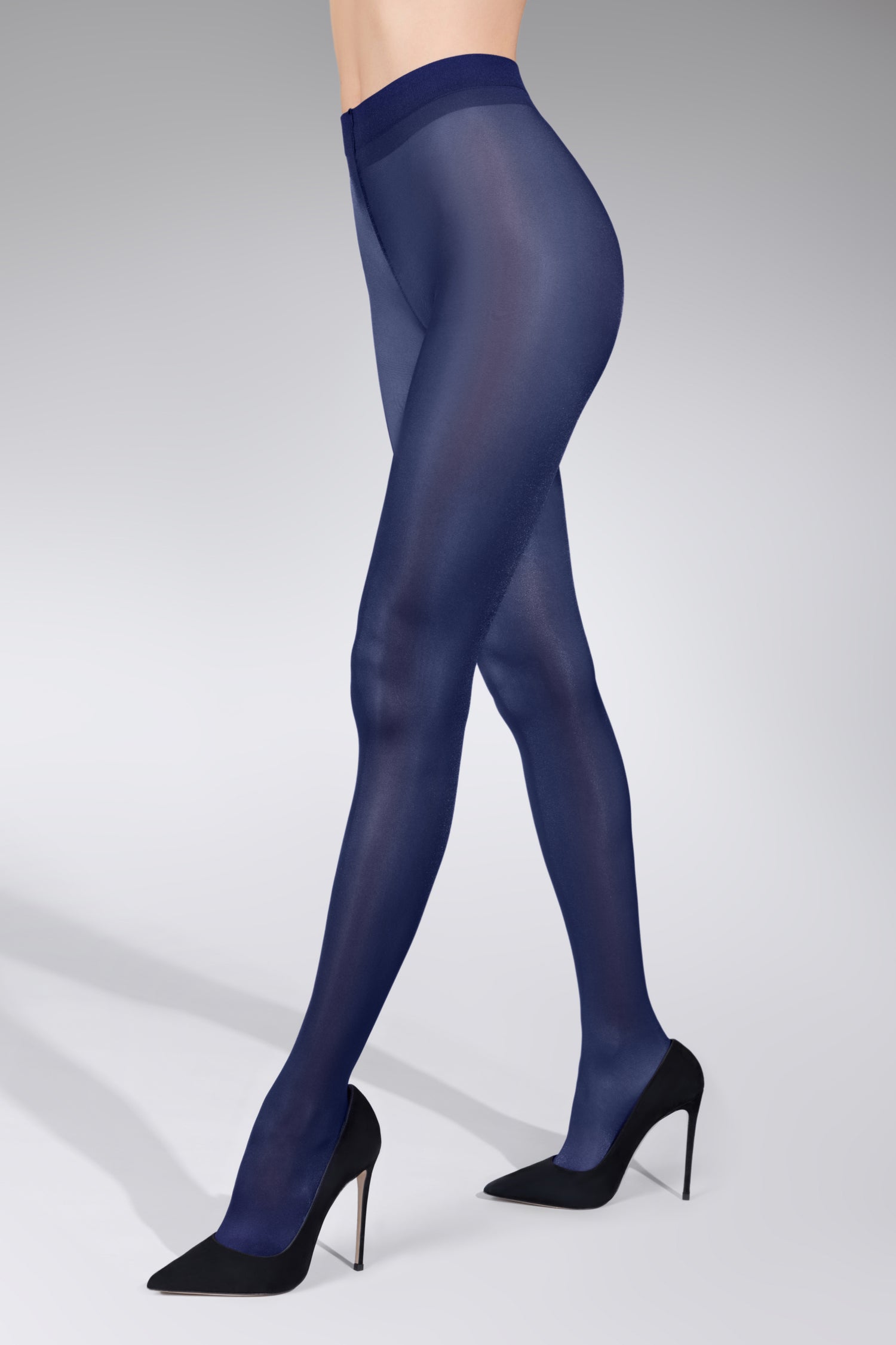 Collant Obsession 40d - Blu marine - LEGWEAR