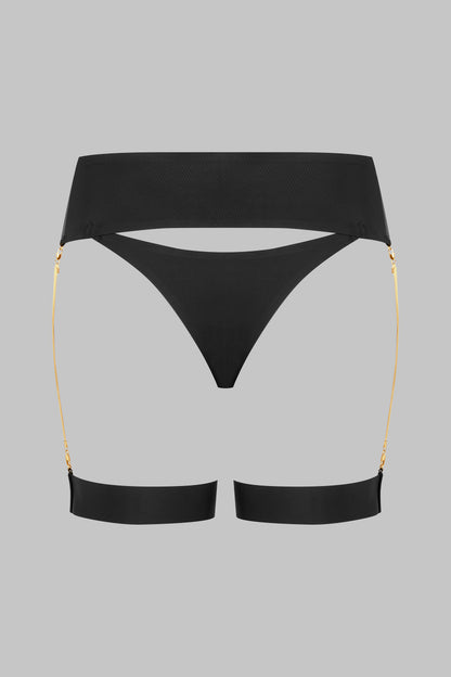 Tanga mit Strumpfhaltern und Schmuck - Tapage Nocturne