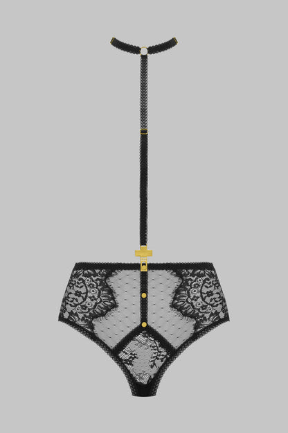 High-Waist-Slip mit Harness Kreuz - Inspiration Divine