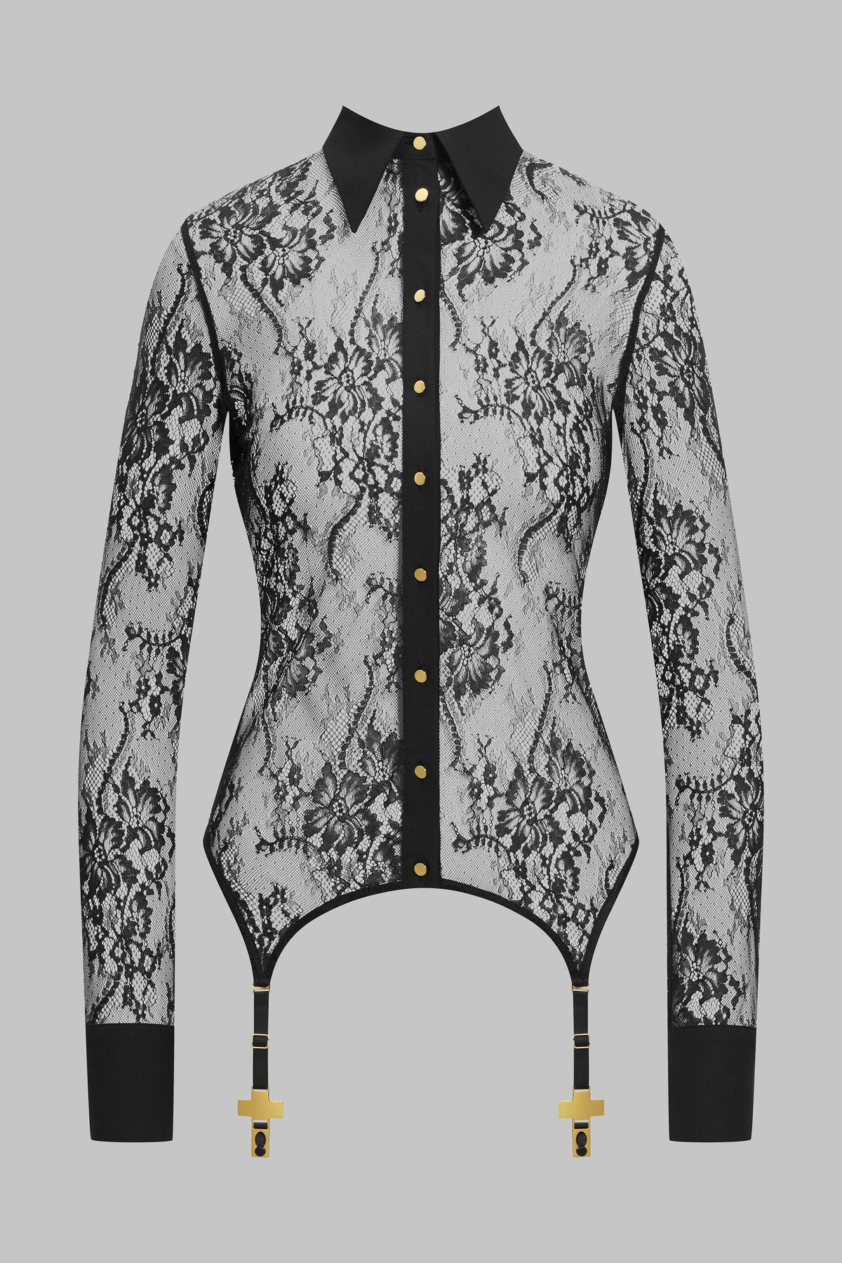 Chemise en Dentelle Porte-jarretelles - Inspiration Divine