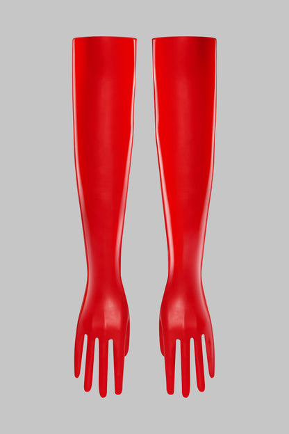Gants opéra en latex - Latex