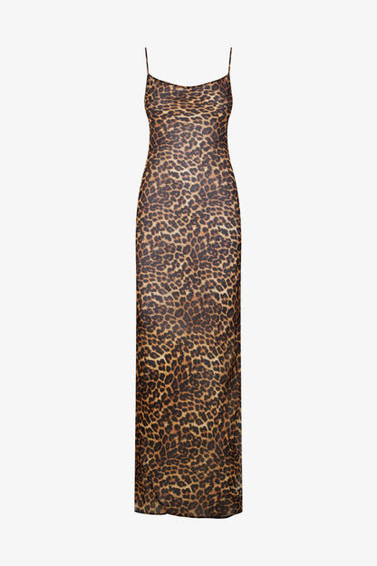 Robe Longue Dos Nu - Safari