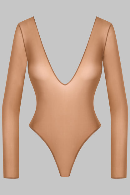 Body string dos ouvert manches longues - French Kiss Light