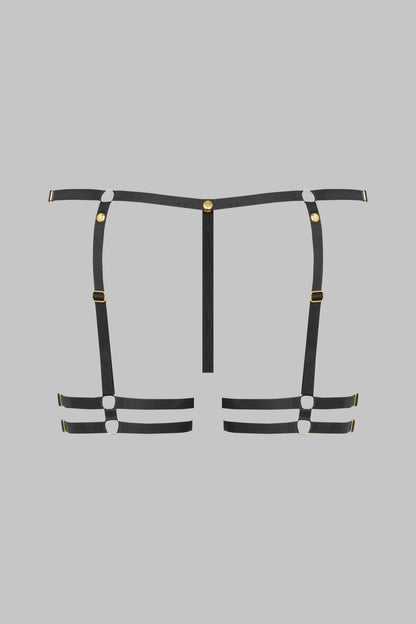 Mini thong with garters - Jeux Magnétiques
