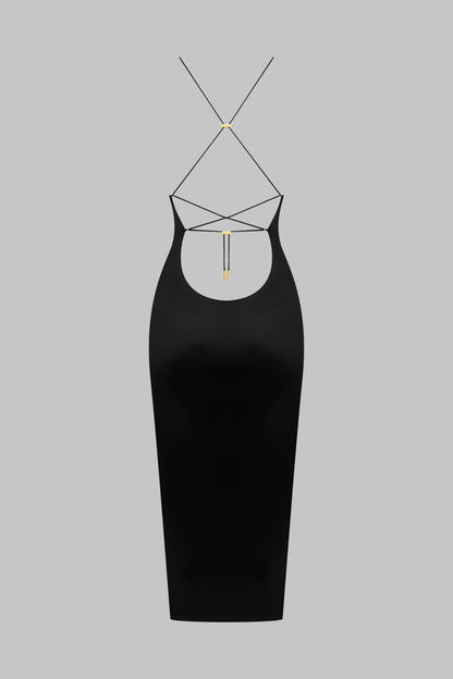 Robe midi dos ouvert - French Kiss