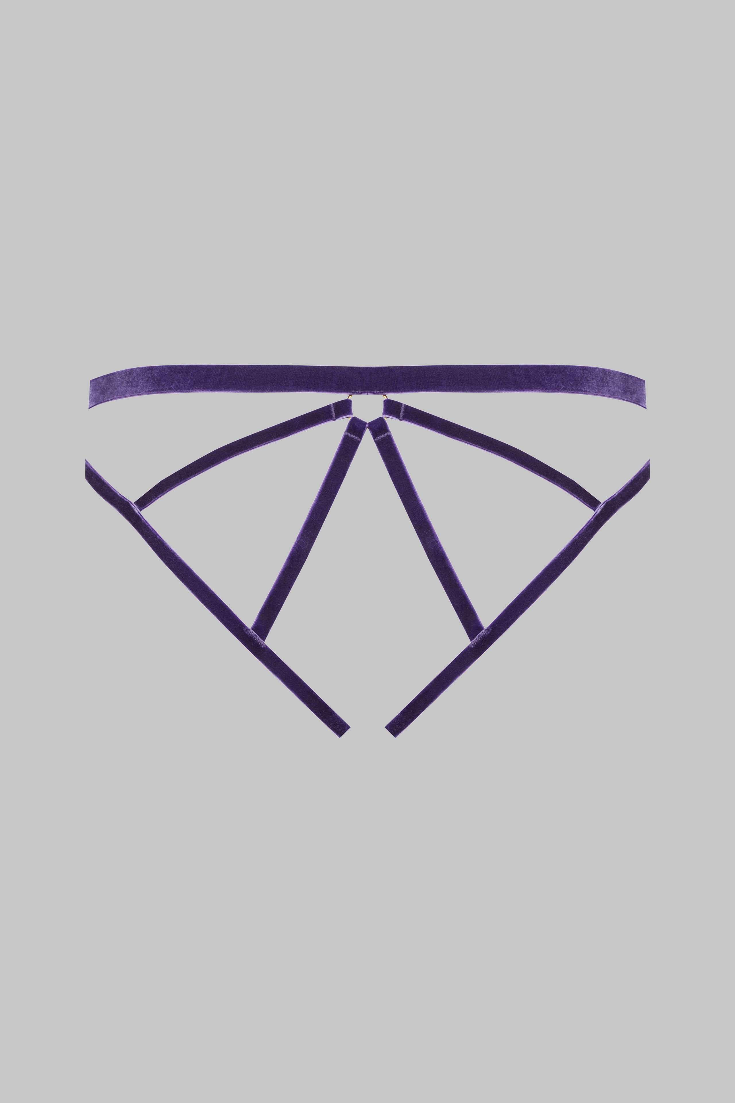 Culotte aperta - Parure in velluto