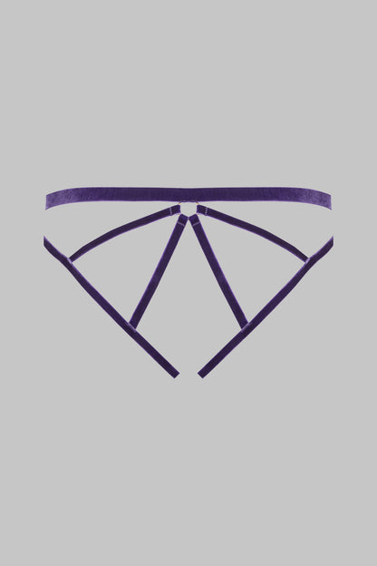 Culotte aperta - Parure in velluto