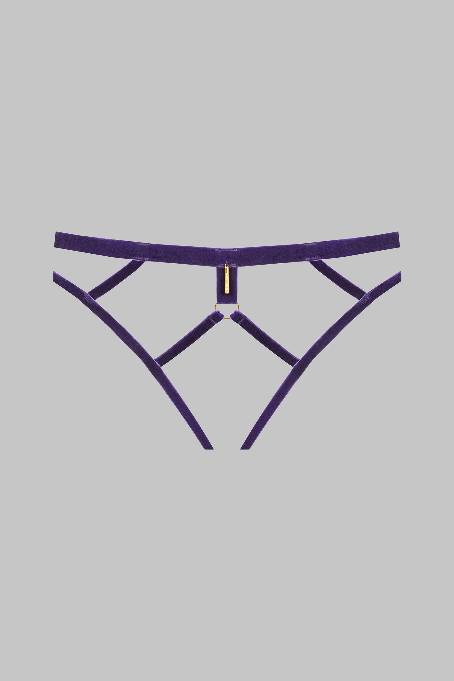 Culotte aperta - Parure in velluto