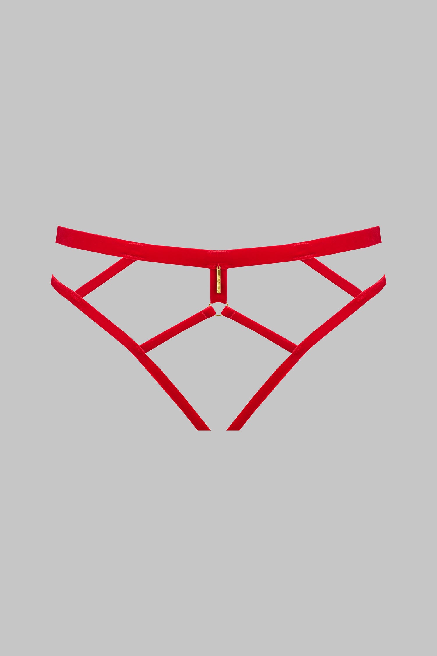 Culotte aperta - Parure in velluto