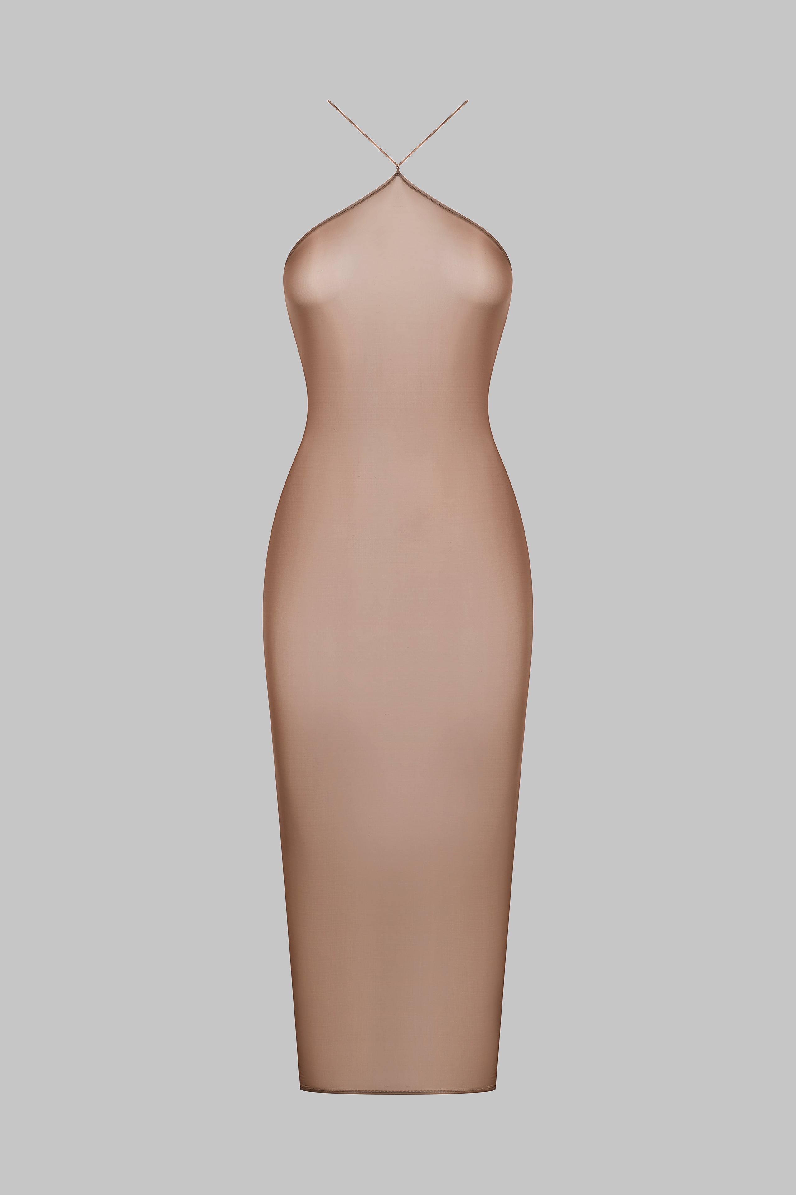 Open back midi dress - French Kiss Light