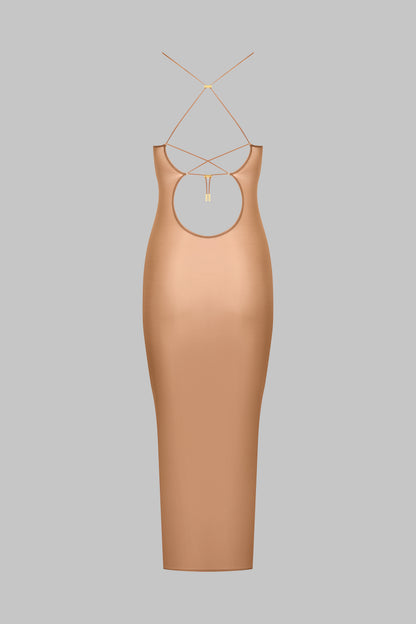 Robe midi dos ouvert - French Kiss Light