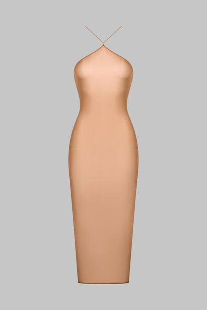 Robe midi dos ouvert - French Kiss Light