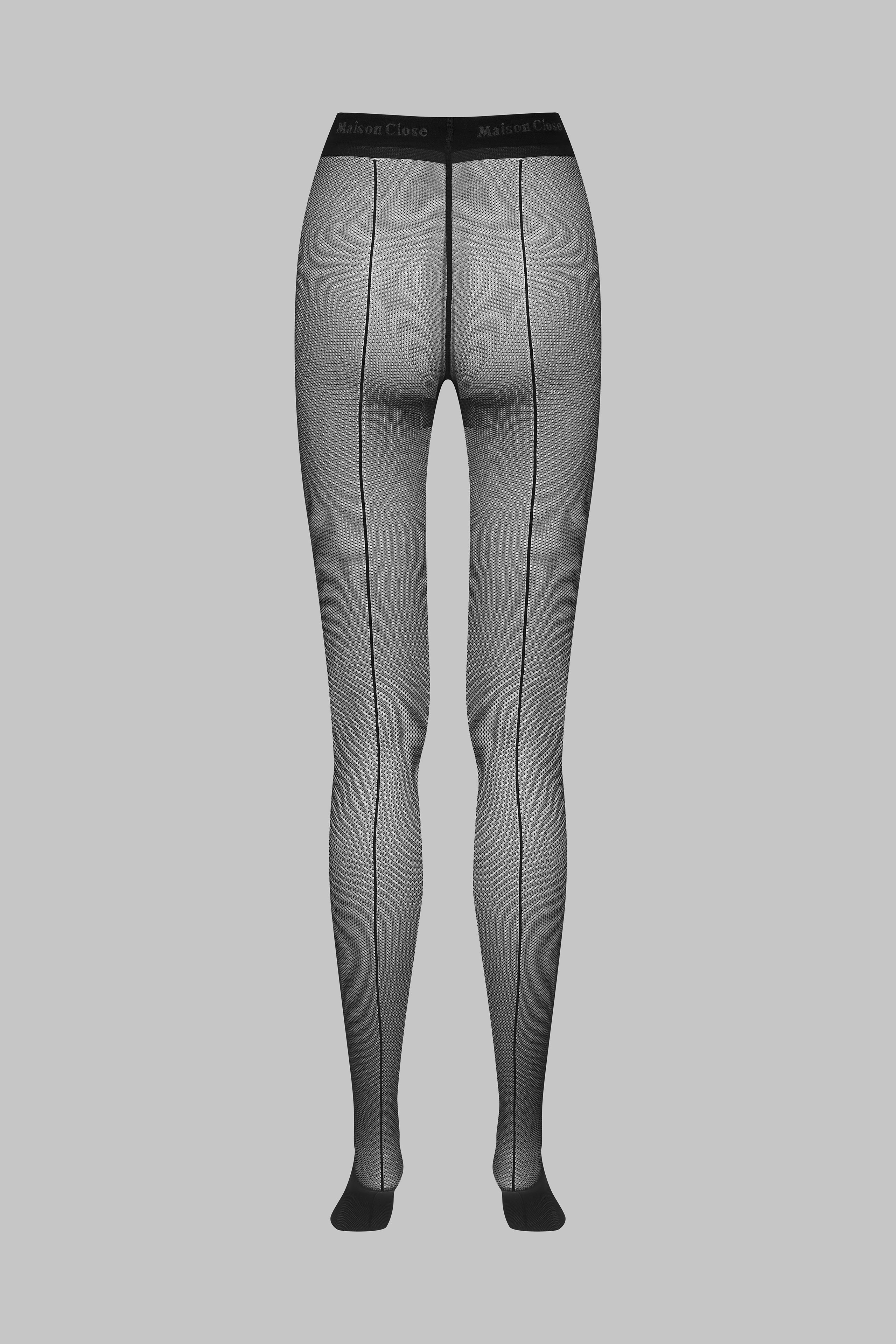 Collant illusion résille Signature couture 25D - Legwear