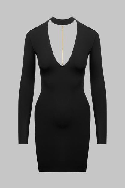 Kleid mit tiefem Rückenausschnitt und Schmuck - Tapage Nocturne