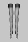 Calze velate in nylon - Nero - Legwear