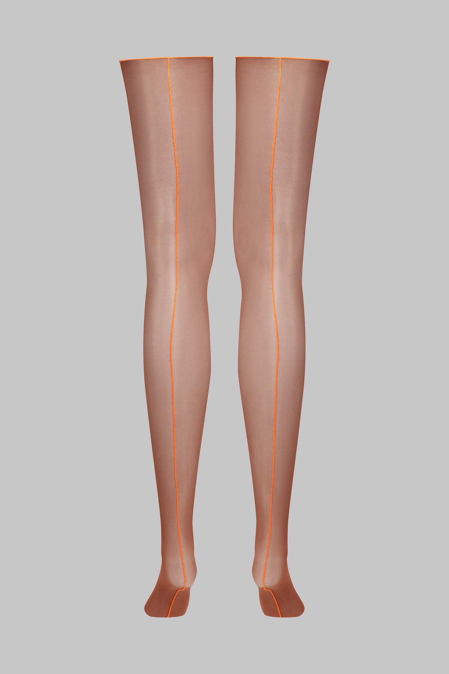 Calze con cucitura fluo con orli tagliati arrotolati - 20D - Legwear